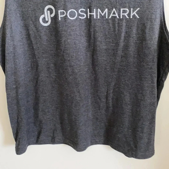 Poshmark Gray muscle tank top - Picture 2 of 5